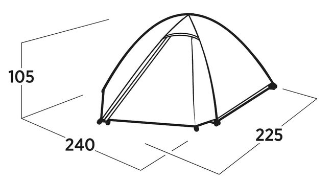 Намет двомісний Easy Camp Rondane 2 - фото 7