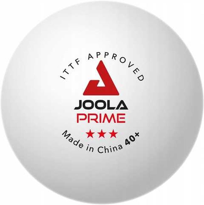 М'ячі для настільного тенісу Joola Prime 40+ White ITTF 3 шт - фото 1