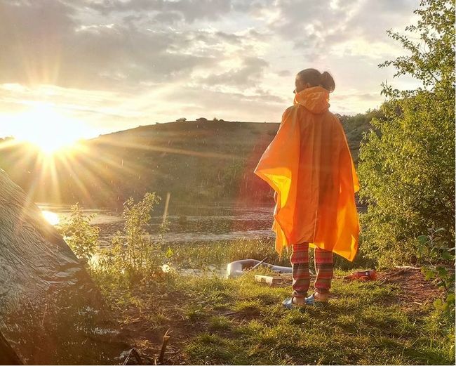 Пончо AceCamp Vinyl Rain Poncho Red - фото 3