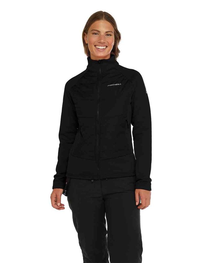 Жіноча флісова кофта Fischer Ivy Hybrid Black - фото 1