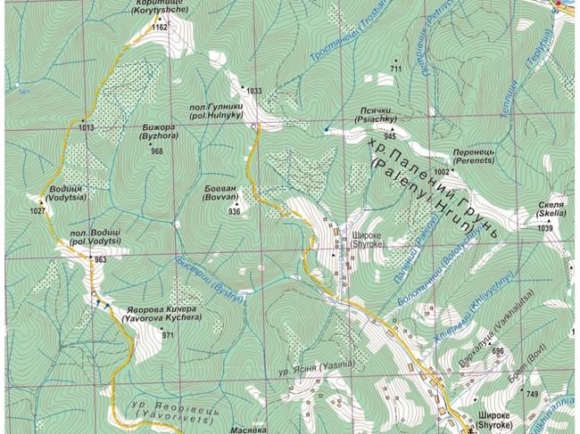 Туристична Карта Боржава 1:50 000 - фото 2