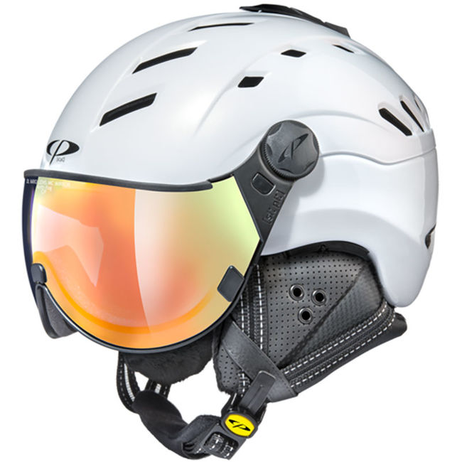 Гірськолижний шолом CP Fashion Camurai Dl Vario Multicolour Mirror Pearlwhite Shiny White '22 - фото 1