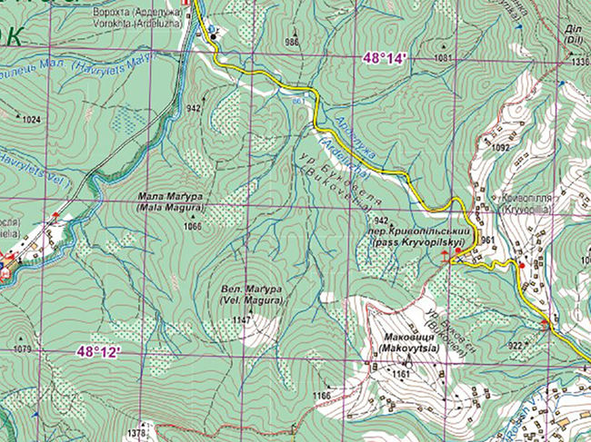 Туристична Карта Чорногора 1: 50 000 - фото 2
