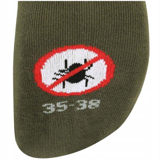 Шкарпетки Comodo Hunting Merino Wool Socks Anti-Ticks Khaki - фото 8