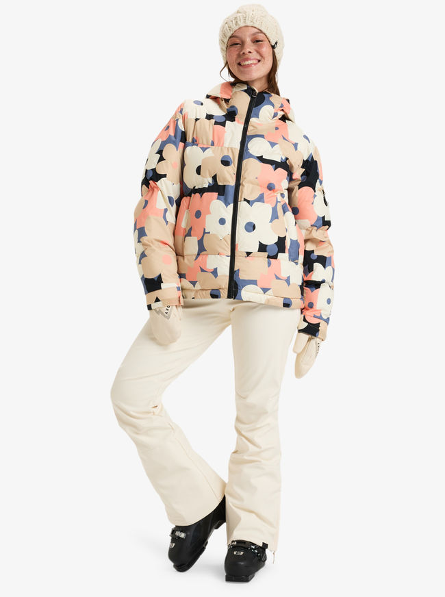 Лижна жіноча куртка Roxy ALOFTEDPUFFY Blue - фото 5