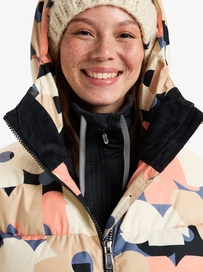 Лижна жіноча куртка Roxy ALOFTEDPUFFY Blue - фото 6