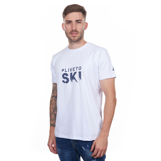Футболка Fischer Live to ski White - фото 1