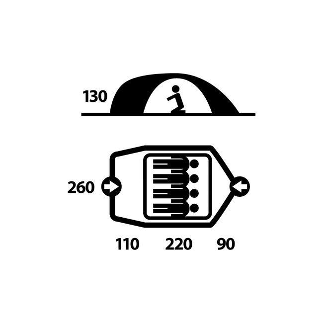 Намет Husky Bizon 4 Classic Green - фото 10