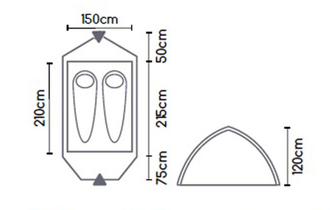 Намет Hi-Tec Tondo 2 - фото 1