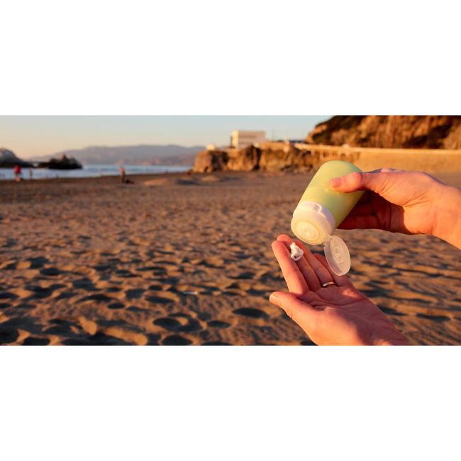 Силіконова пляшечка Humangear GoToob + Medium White - фото 3