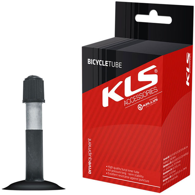 Велосипедна камера KLS 26 x 2.10-2.40 (54/60-559) AV 40 мм - фото 1