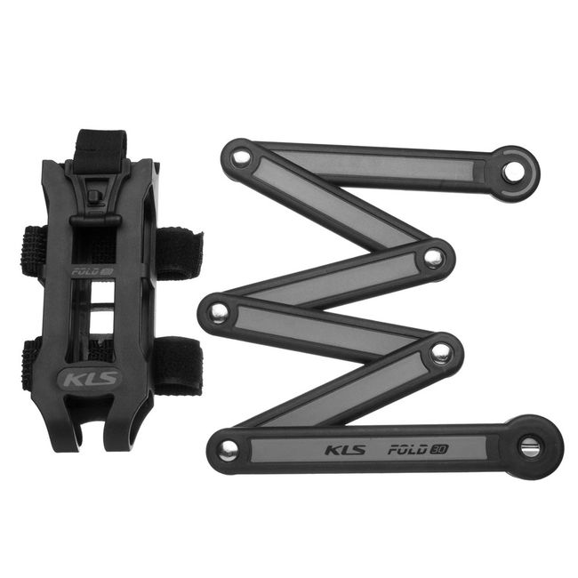 Замок велосипедний KLS Fold 30 Grey - фото 1
