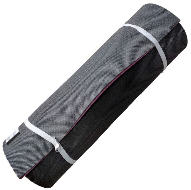 Килимок Turystyka PF 180*50 8 мм двохшаровий рожево/сірий - фото 1