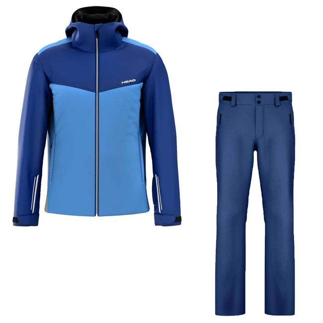 Гірськолижний чоловічий костюм Head Shape Men Admiral/french blue '26 - фото 1