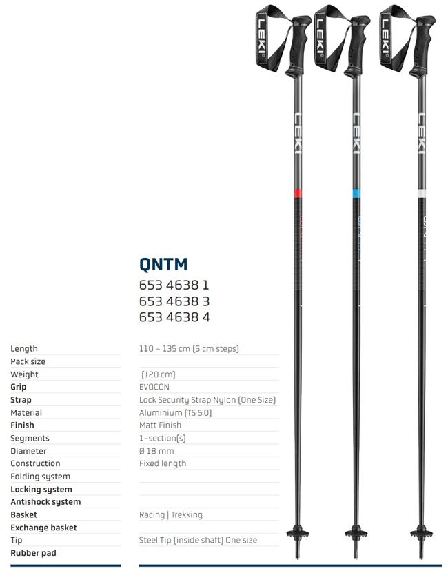 Гірськолижні палиці Leki QNTM Black-llight anthracite-bright red '26 - фото 6