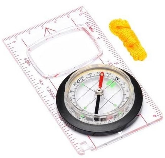 Компас Meteor 71007 з лінійкою - фото 1