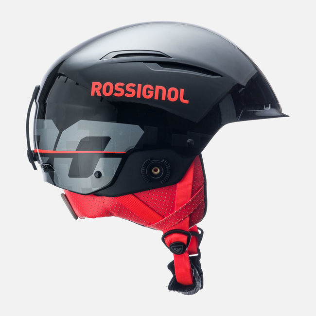 Шолом Rossignol Hero Slalom Impacts Black + Chinguard '24 - фото 3