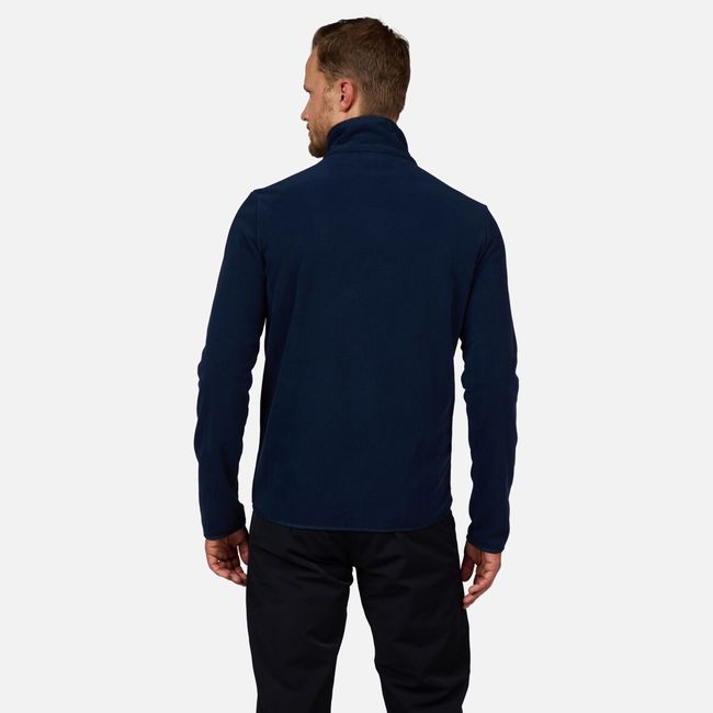 Чоловічий фліс Rossignol Strawpile Full-Zip Fleece Jacket Dark Navy - фото 2