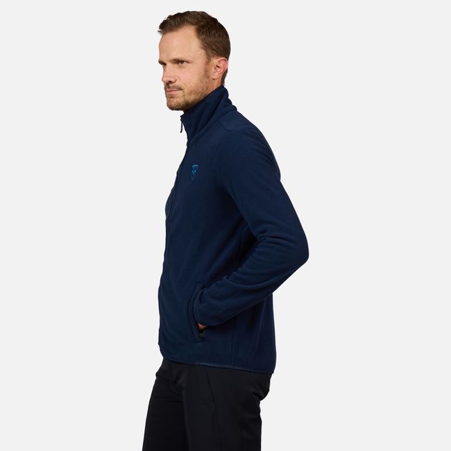 Чоловічий фліс Rossignol Strawpile Full-Zip Fleece Jacket Dark Navy - фото 3