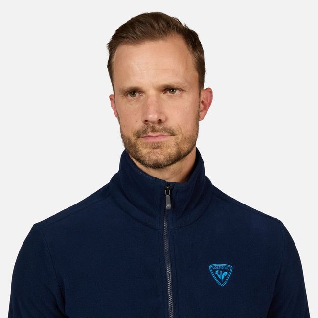 Чоловічий фліс Rossignol Strawpile Full-Zip Fleece Jacket Dark Navy - фото 4