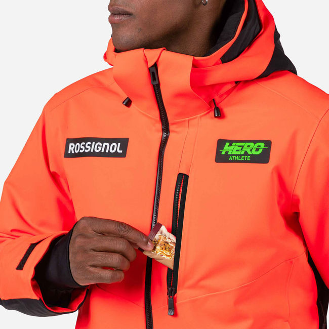 Куртка чоловіча Rossignol Hero Blackside Insulated Jkt Neonred '26 - фото 11