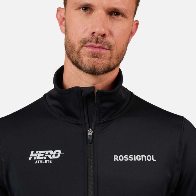 Фліс чоловічий Rossignol Hero Mid Layer Stretch JKT Black '26 - фото 5