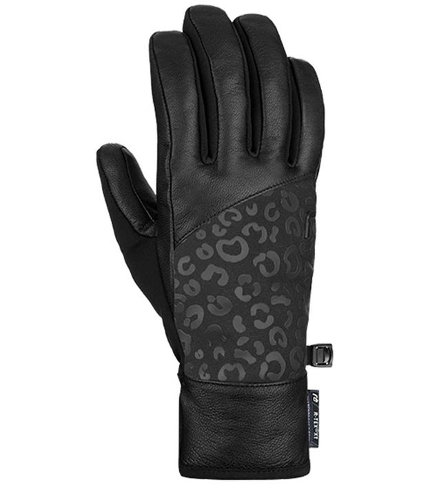 Рукавички жіночі Reusch Beatrix R-Tex XT Black-Black Leopard - фото 2