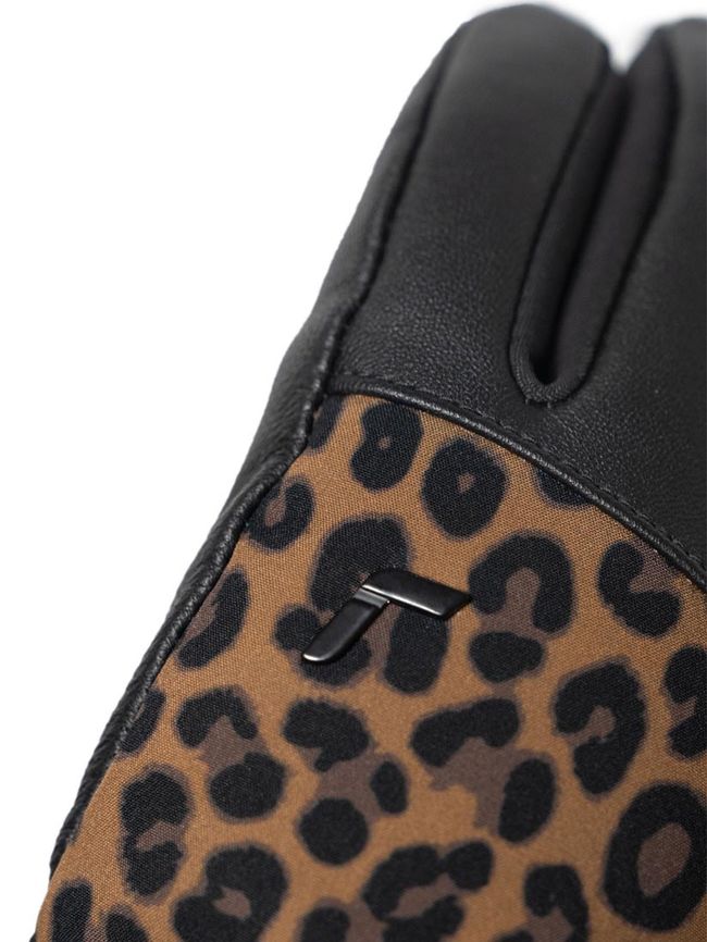 Рукавички жіночі Reusch Beatrix R-Tex XT Black-Brown Leopard - фото 4