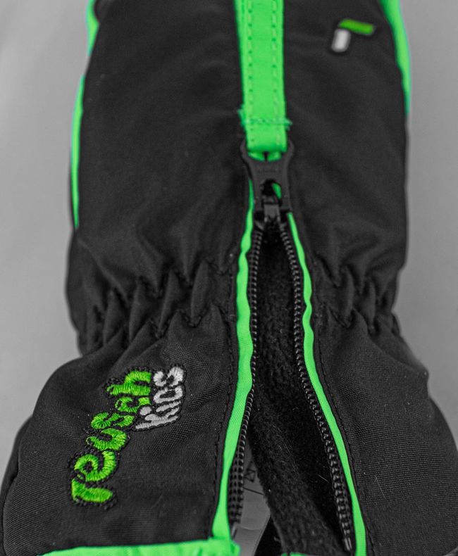 Рукавички дитячі Reusch Ben Mitten Black Neon green - фото 4