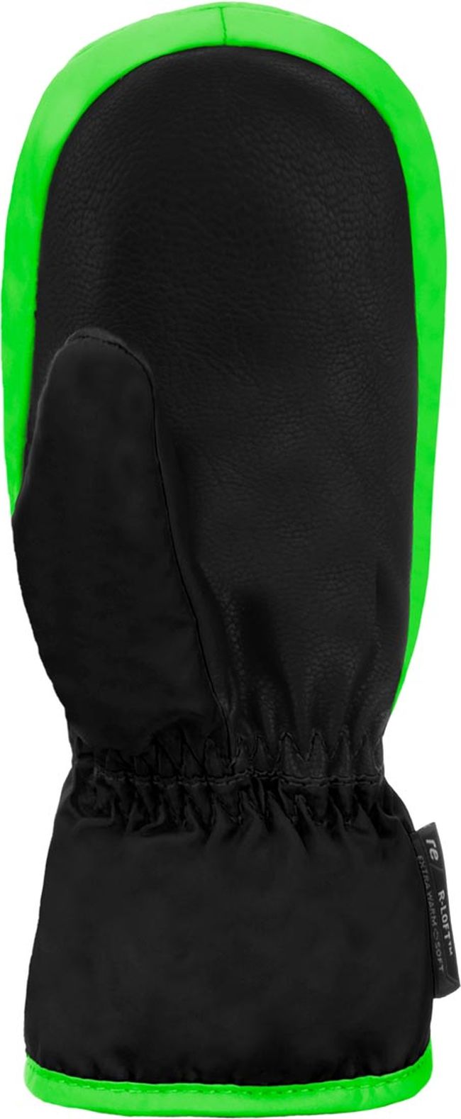 Рукавички дитячі Reusch Ben Mitten Black Neon green - фото 3