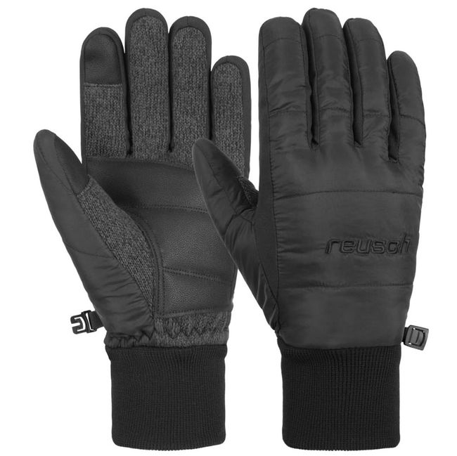 Рукавиці чоловічі Reusch Stratos Touch-Tec Black - фото 2