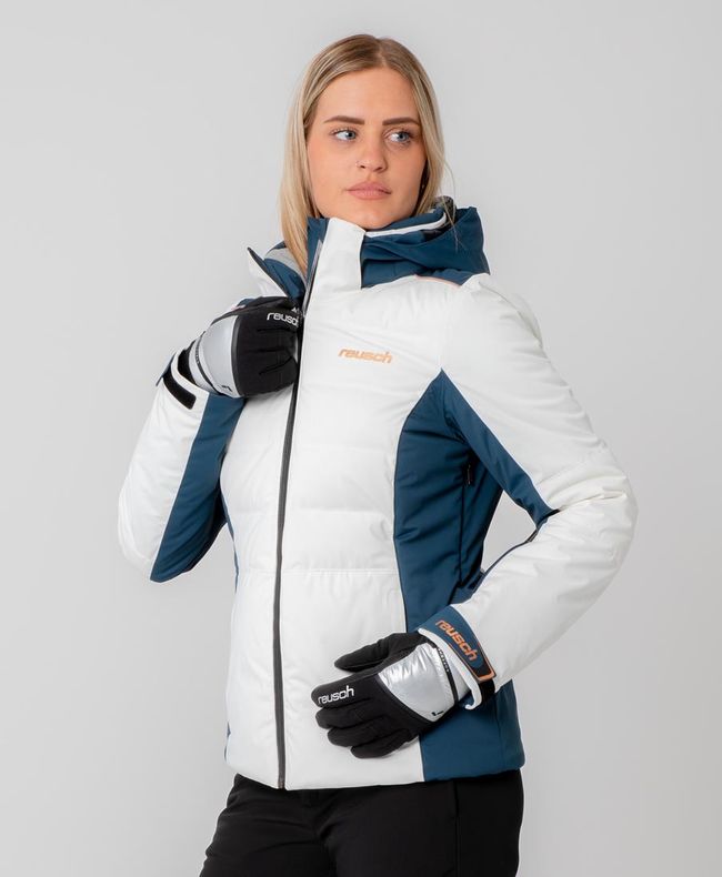 Рукавички жіночі Reusch Tessa Stormbloxx Black Shiny Silver - фото 4