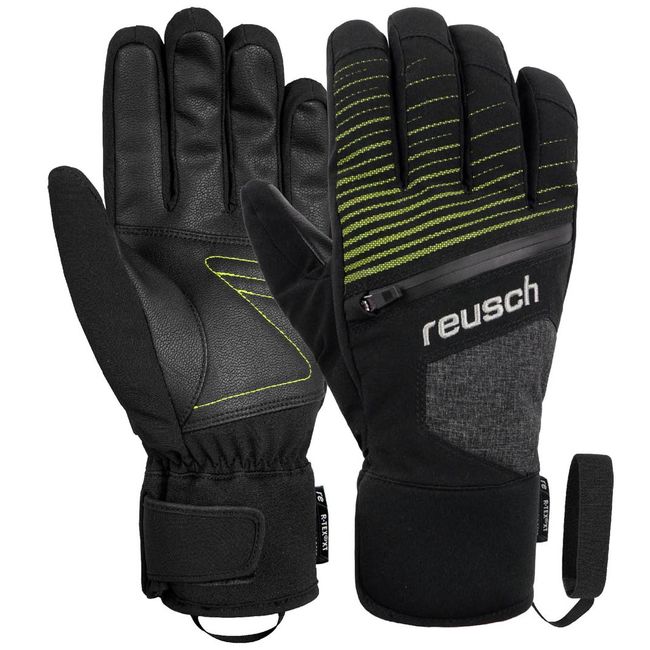 Рукавиці Reusch Theo R-tex XT Black Safety Yellow - фото 2