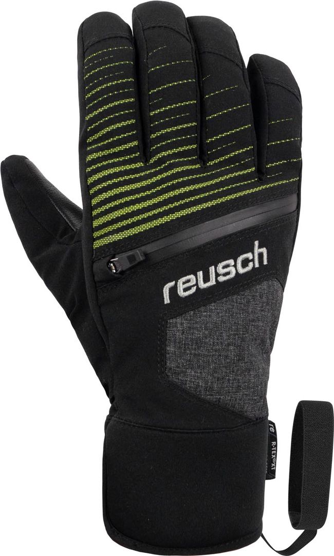 Рукавиці Reusch Theo R-tex XT Black Safety Yellow - фото 1