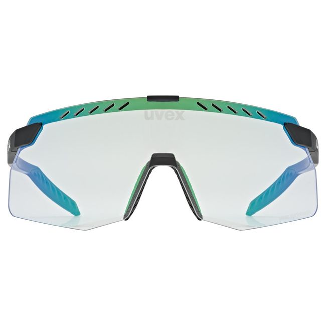 Окуляри Uvex Pace Stage S V Black matt mirror green - фото 2