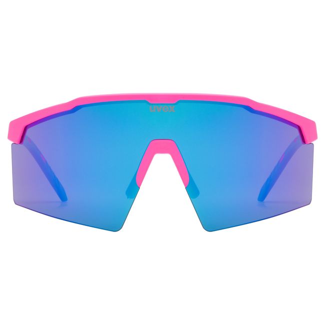 Окуляри Uvex Flowline Pink matt mirror blue - фото 2