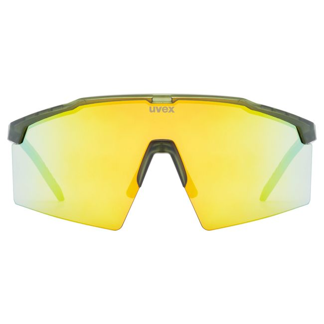 Окуляри Uvex Flowline Olive matt mirror gold - фото 2