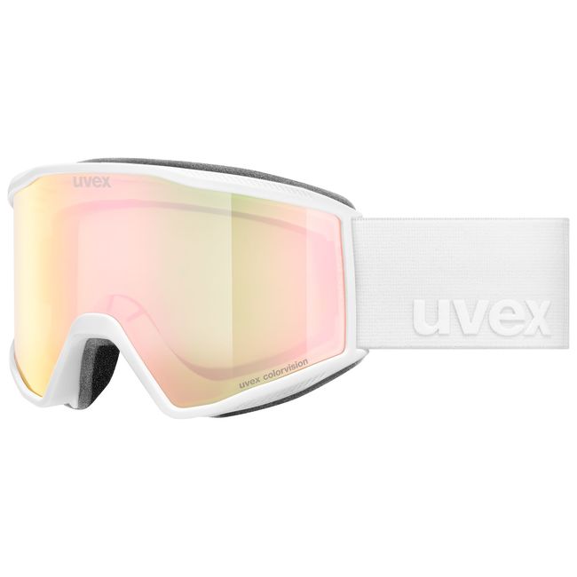 Гірськолижна маска Uvex Blast CV White matt/rose-green S2 - фото 1