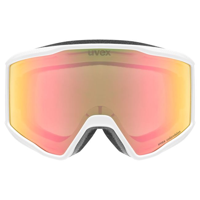 Гірськолижна маска Uvex Blast CV White matt/rose-green S2 - фото 2