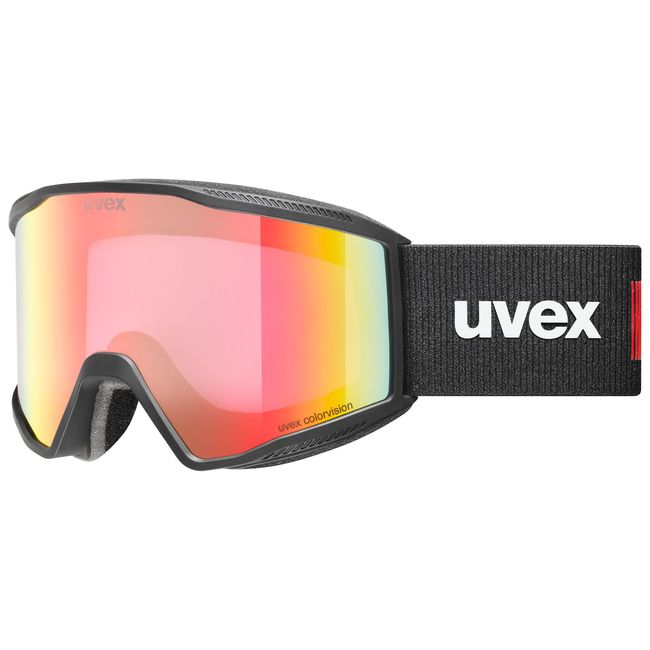 Гірськолижна маска Uvex Blast CV Black matt /red-purple S2 - фото 1