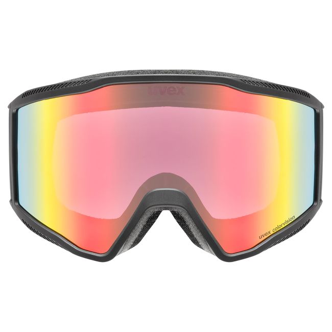 Гірськолижна маска Uvex Blast CV Black matt /red-purple S2 - фото 2