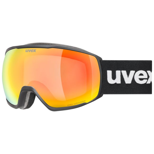 Гірськолижна маска Uvex Victorious CV Black matt/orange-green S2 - фото 1