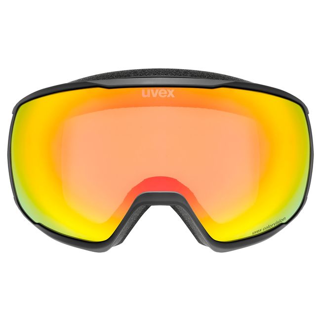 Гірськолижна маска Uvex Victorious CV Black matt/orange-green S2 - фото 2