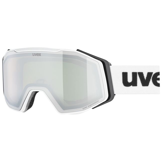 Гірськолижна маска Uvex Gravity FM White matt dl/Silver-green S2 '26 - фото 1