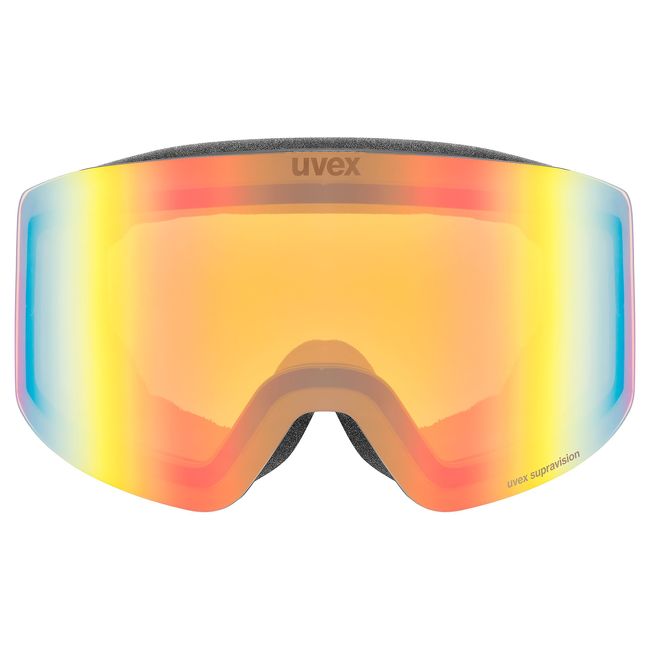 Гірськолижна маска Uvex Provoqe FM Black matt/rainbow yellow-clear S2 - фото 2