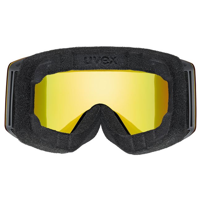 Гірськолижна маска Uvex Provoqe FM Black matt/rainbow yellow-clear S2 - фото 3