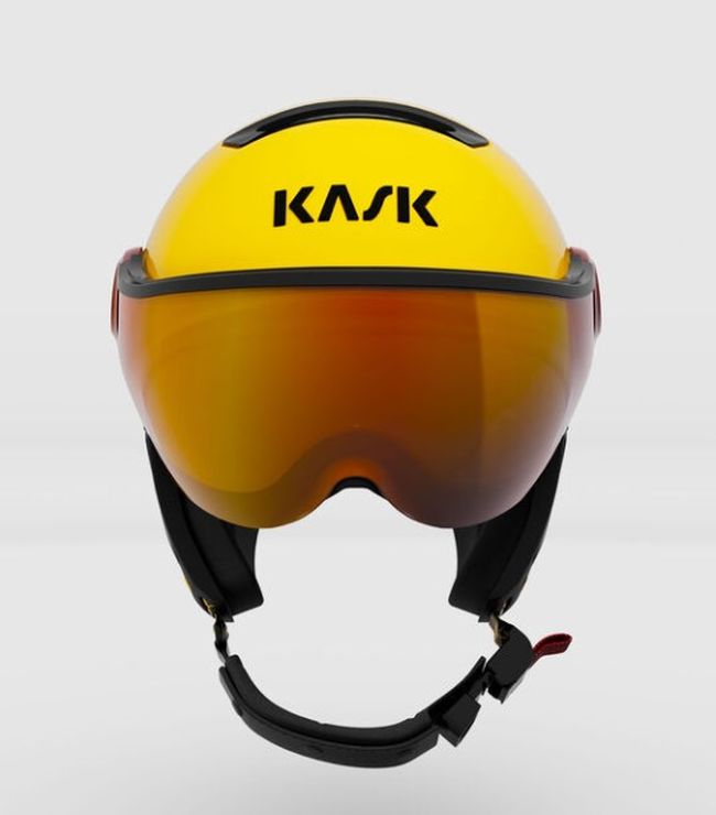 Гірськолижний шолом Kask Montecarlo Мisor Yellow / red mirror - фото 2