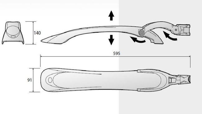 Крила Simpla Hammer 2 sde 24-29 (Комплект) White - фото 1