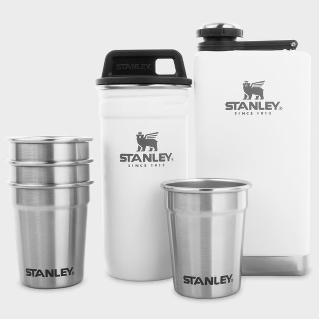 Набір Stanley Adventure Pre-Party Shot Glass + Flask Set Polar (2 Фляги та 4 рюмки) - фото 1