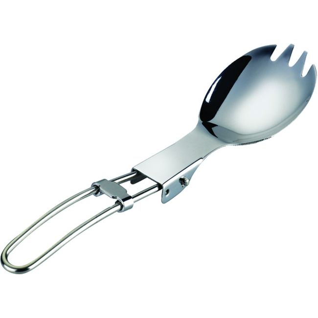 Ложка-виделка Trekmates Stainless Steel Folding Spork EQP-CO-X10343 - фото 1